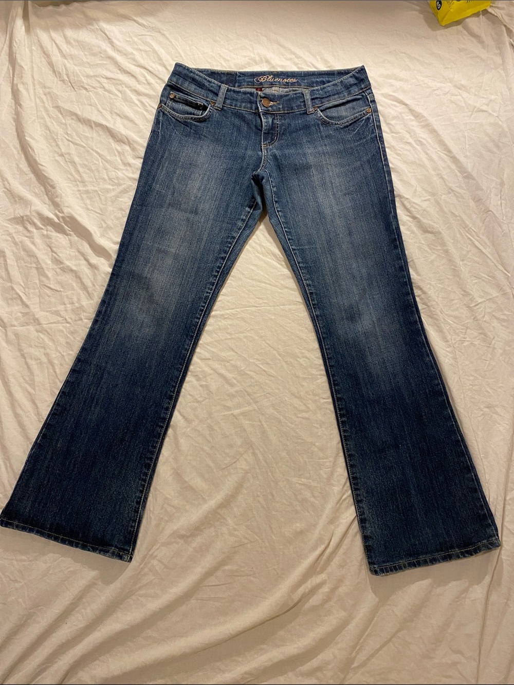 Bluenotes Women's Dark Blue Flare Jeans.